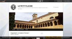 Desktop Screenshot of lepetitplacide.org